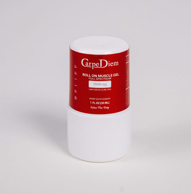 Relief Muscle & Joint CBD Gel Roll-On 1000 mg Full-Spectrum - Single Jar
