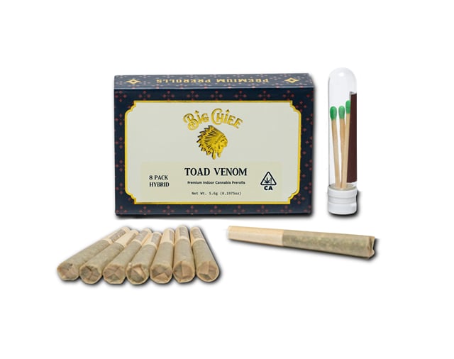 Toad Venom 8 pack pre-rolls