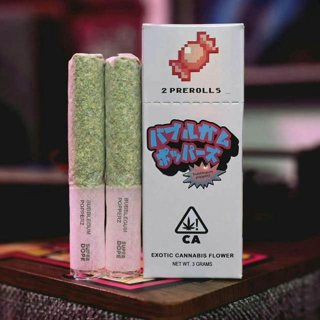 Bubblegum Popperz - 2pk Pre rolls - Bubblegum Popperz (H)