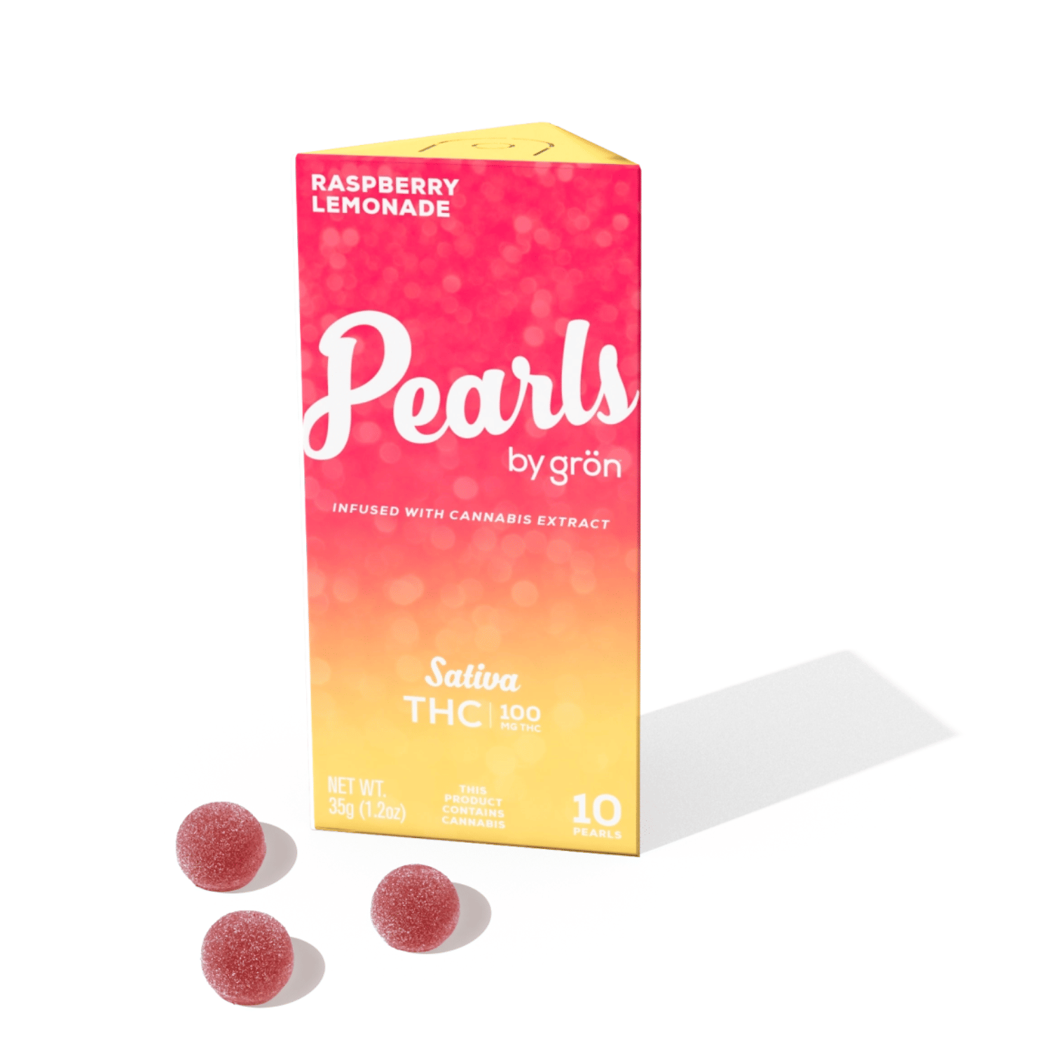 Grön: Raspberry Lemonade Gummie Pearls