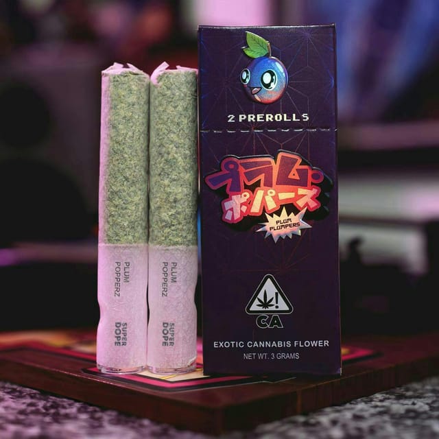 Plum Popperz - 2pk Pre rolls - Plum Popperz (I)
