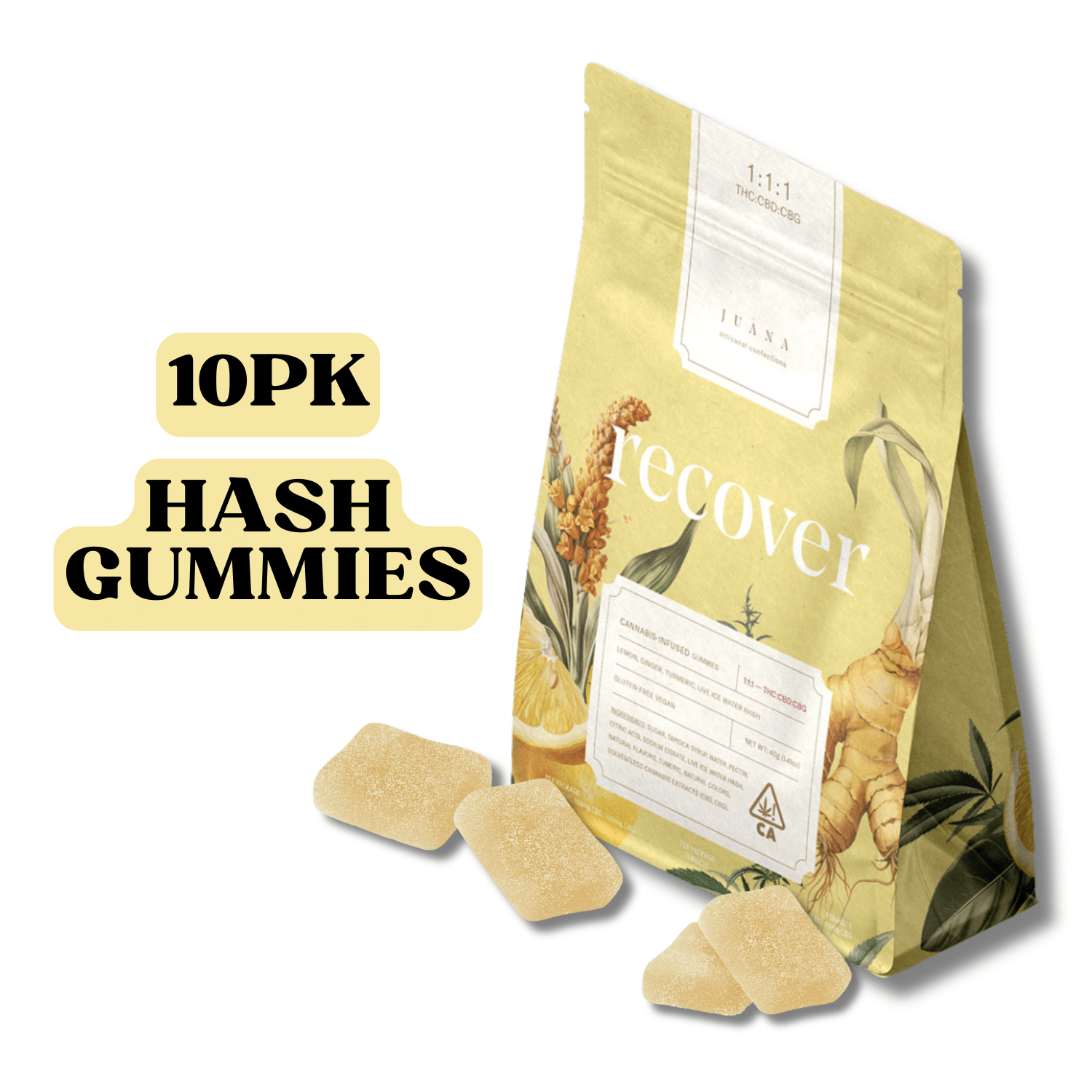 Juana Popcorn: Lemon & Ginger Recover