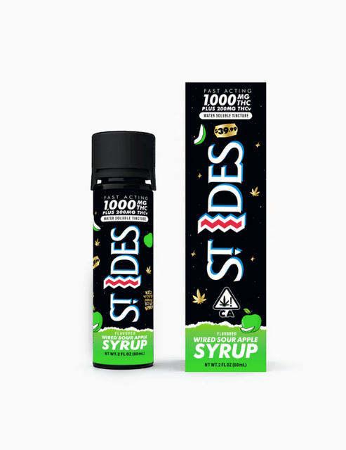 Wired Sour Apple | 2OZ Tincture 1000MG + 200MG THC - Wired Sour Apple