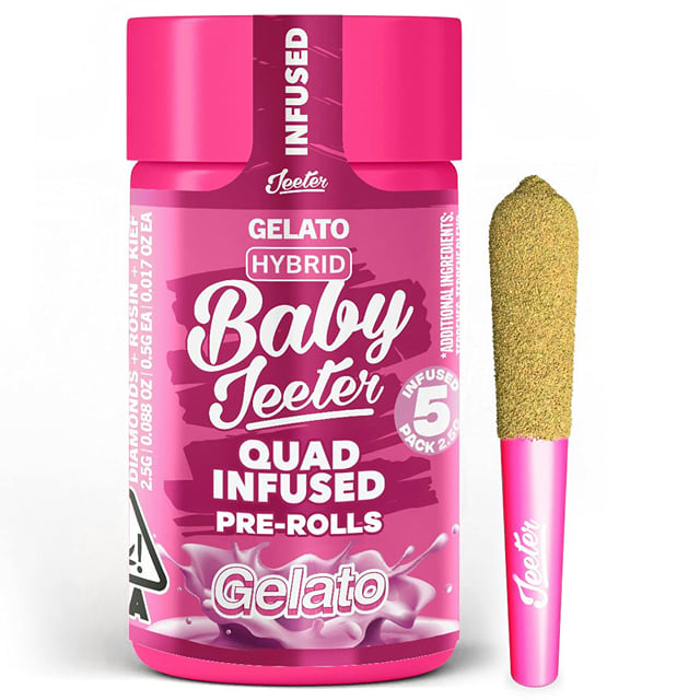 Gelato - 5pk Infused Baby Pre Rolls *SPECIAL PRICING* *DAILY B2G1* - Gelato (H)