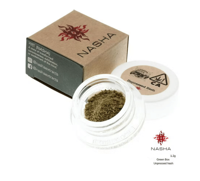 Moroccan Peaches 1.2g Green Unpressed Hash - Unpressed