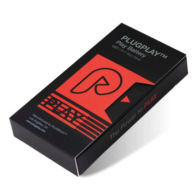 PlugPlay Battery - Red Steel - PlugPlay Battery - Red Steel