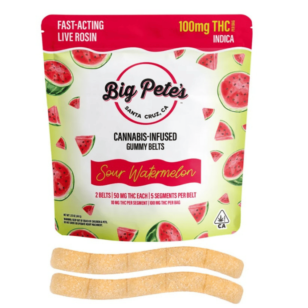 Big Pete's Treats: Sour Watermelon Belts