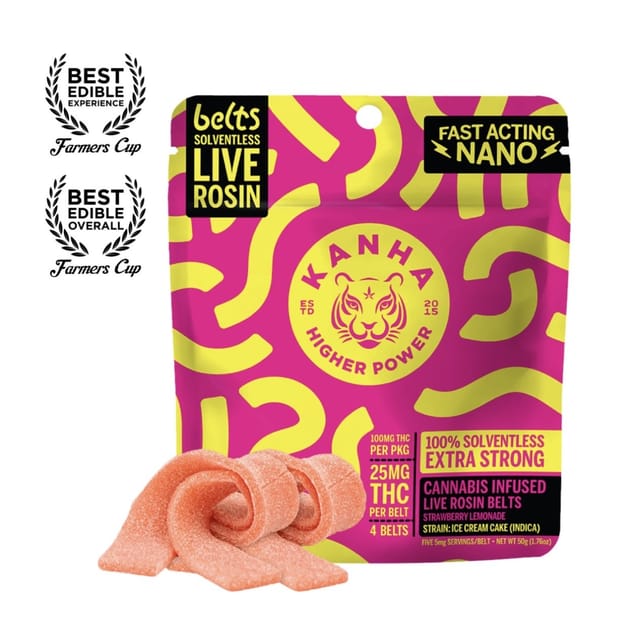 Strawberry Lemonade - Belts - Solventless Rosin - 100mg