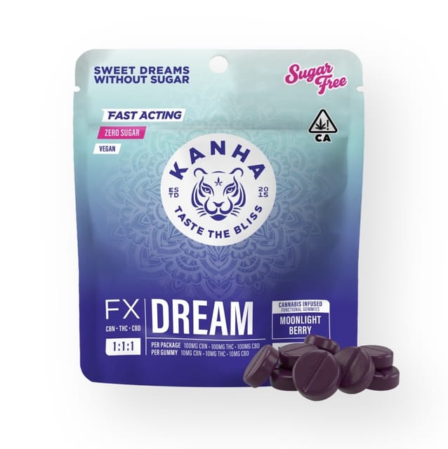 Moonlight Berry - Dream Sugar Free 100mg - FX - 1:1:1 CBN:THC:CBD