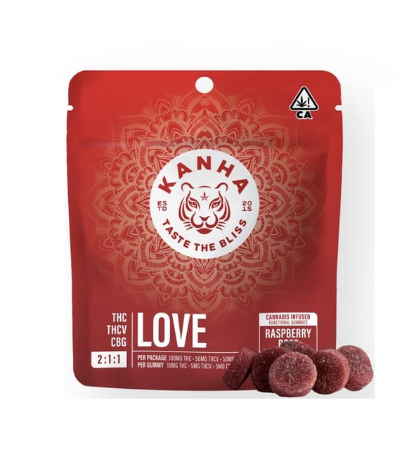 Raspberry Rose - LOVE - FX - 2:1:1 THC:THCv:CBG NANO
