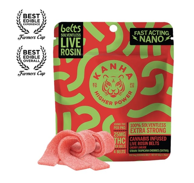 Cherry Limeade - Solventless Rosin Belts - 100mg