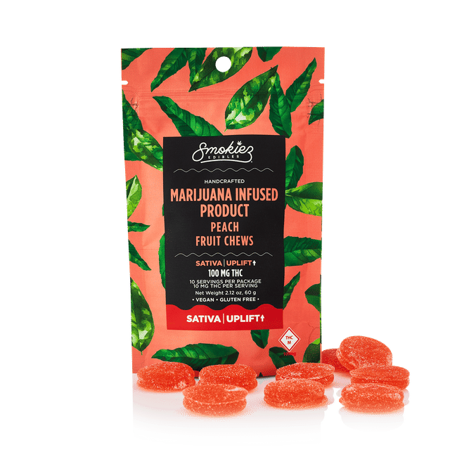 Peach - Fruit Chews - 10 Fruit Chews