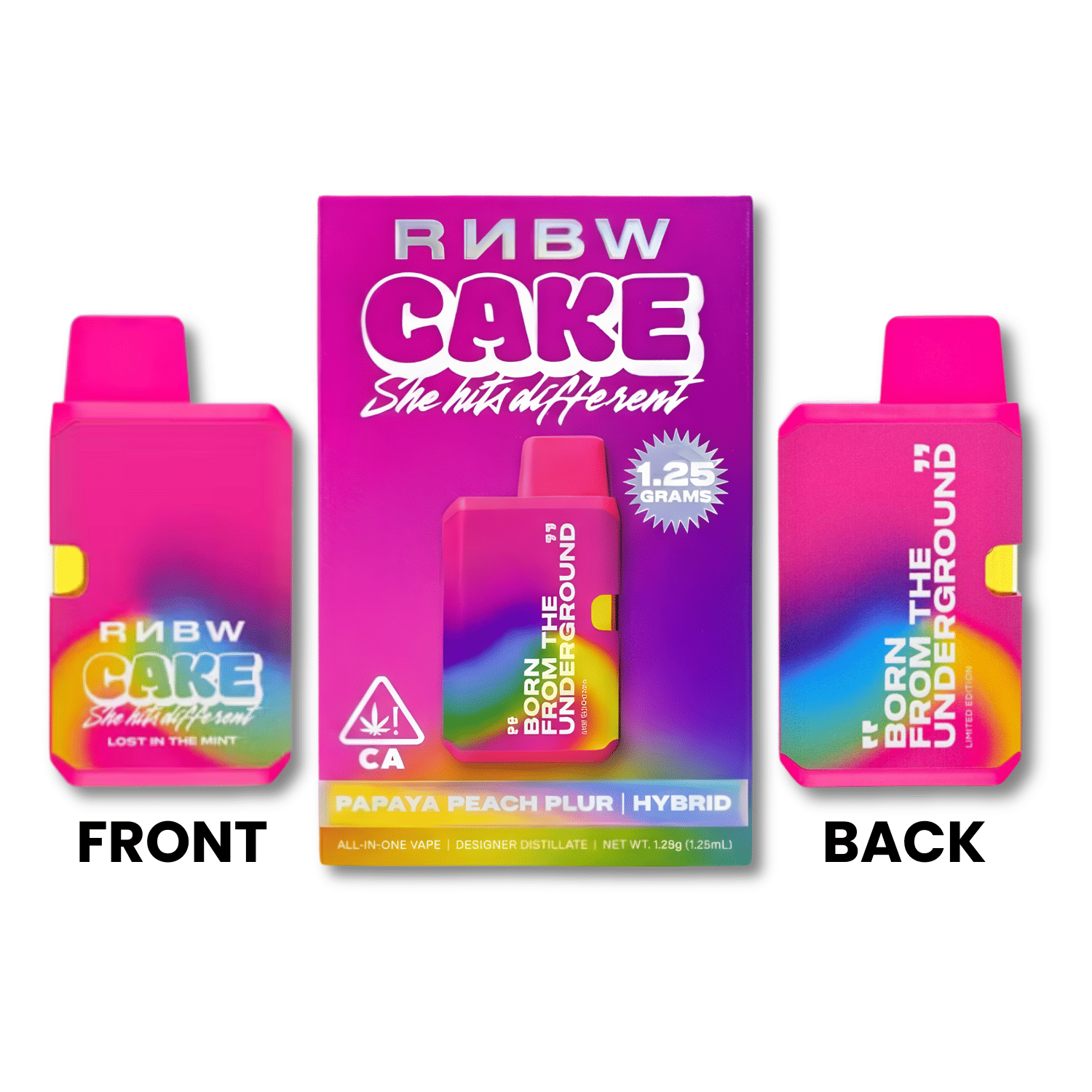 Cake CBD: Papaya Peach Plur