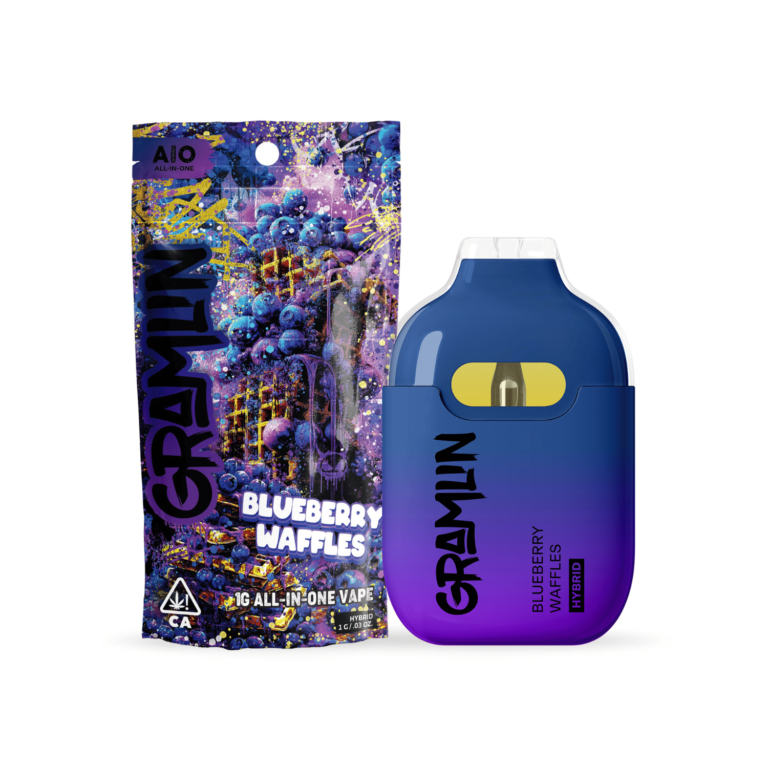 Gramlin: Blueberry Waffles